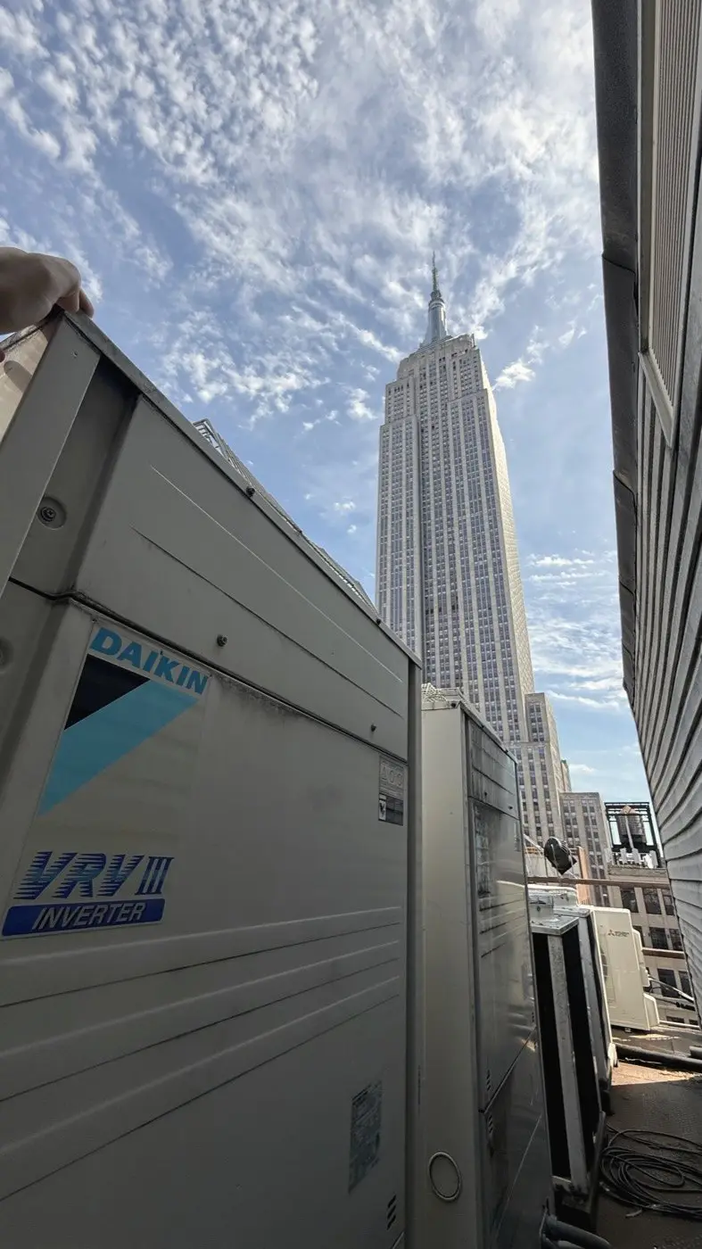 Daikin rooftop unit by the Empire State Building